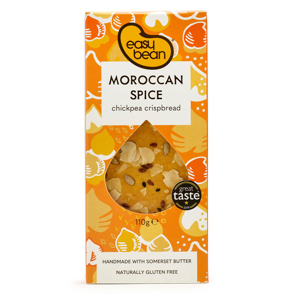 Easy Bean Morrocan Spice Chickpea Crispbread